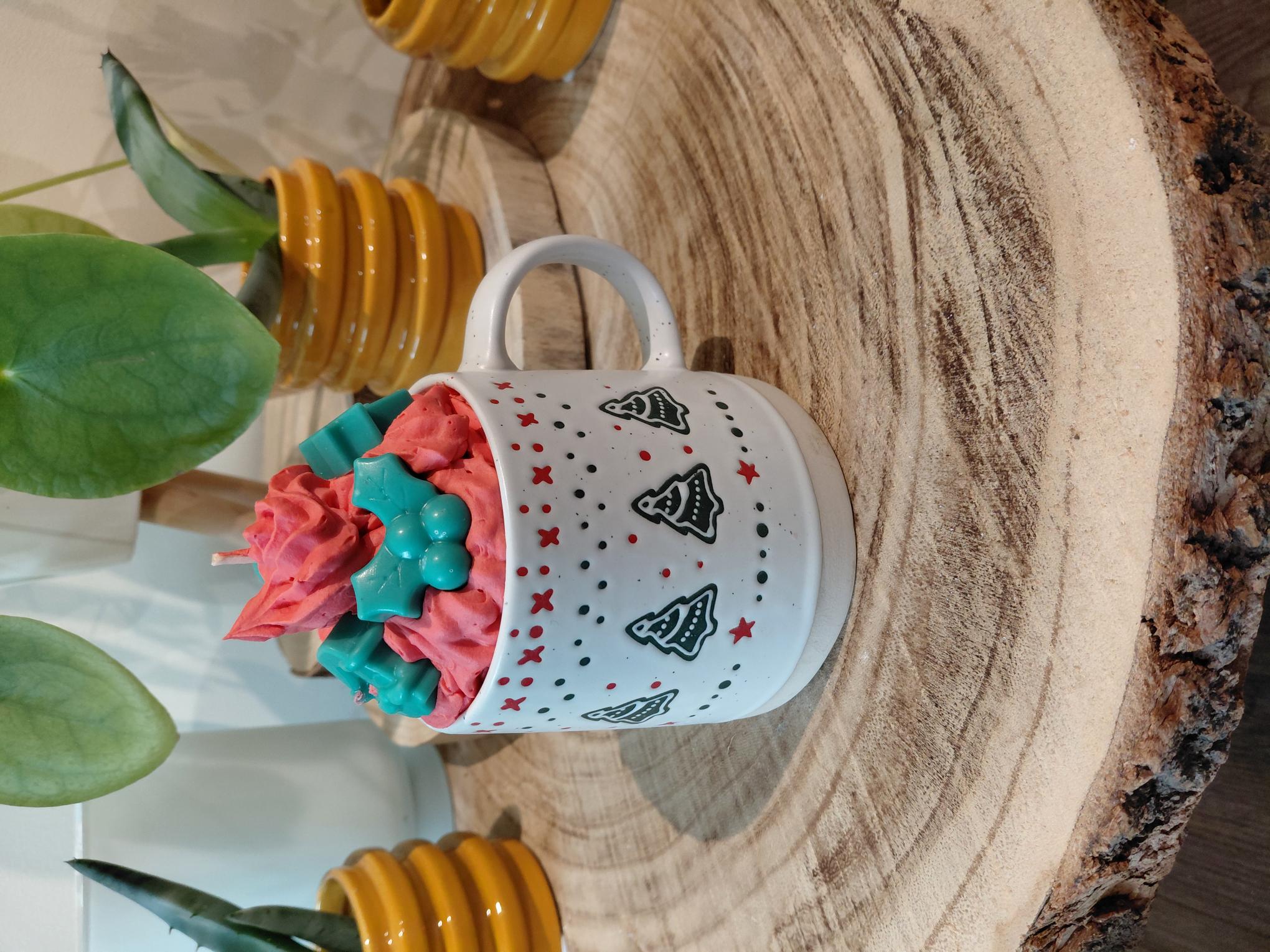 Kerst slagroomkaars maken