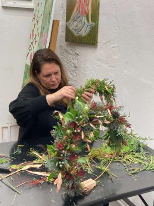 Workshop kerstkrans binden voor beginners