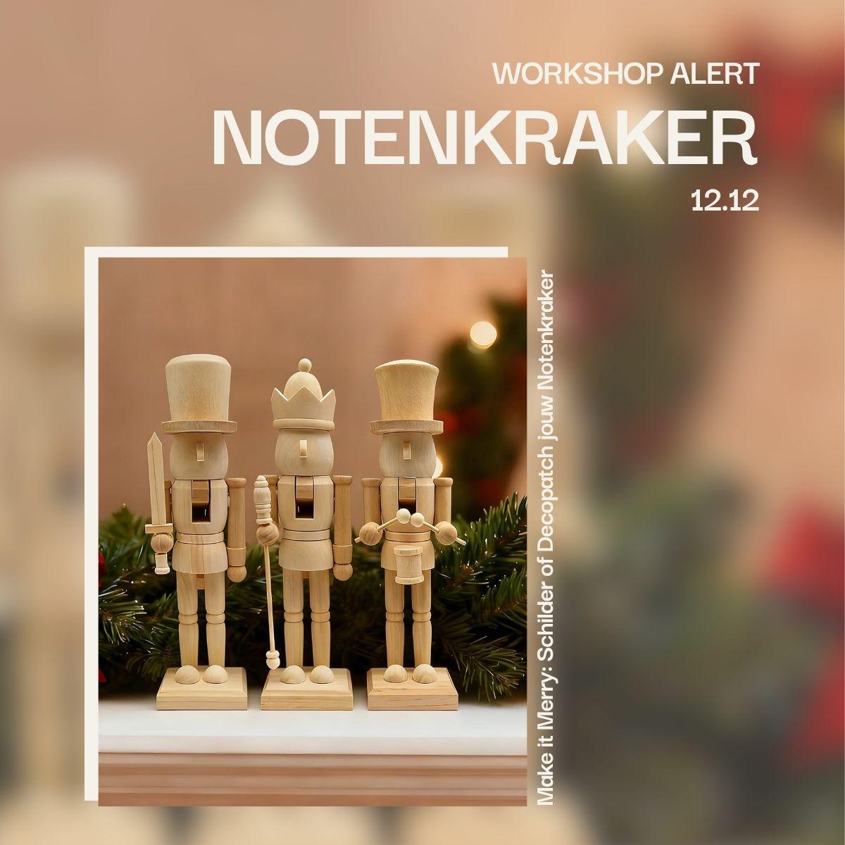 Make it merry: Schilder of decopatch jouw notenkraker - Foto