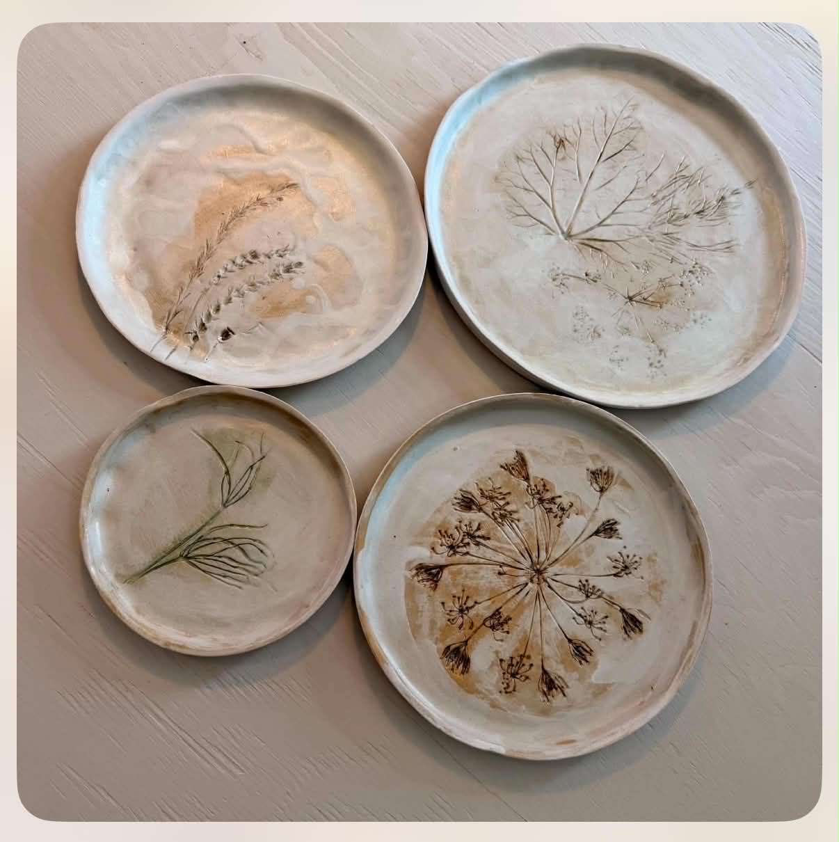 Workshop "herfst in je bord" 4 borden.