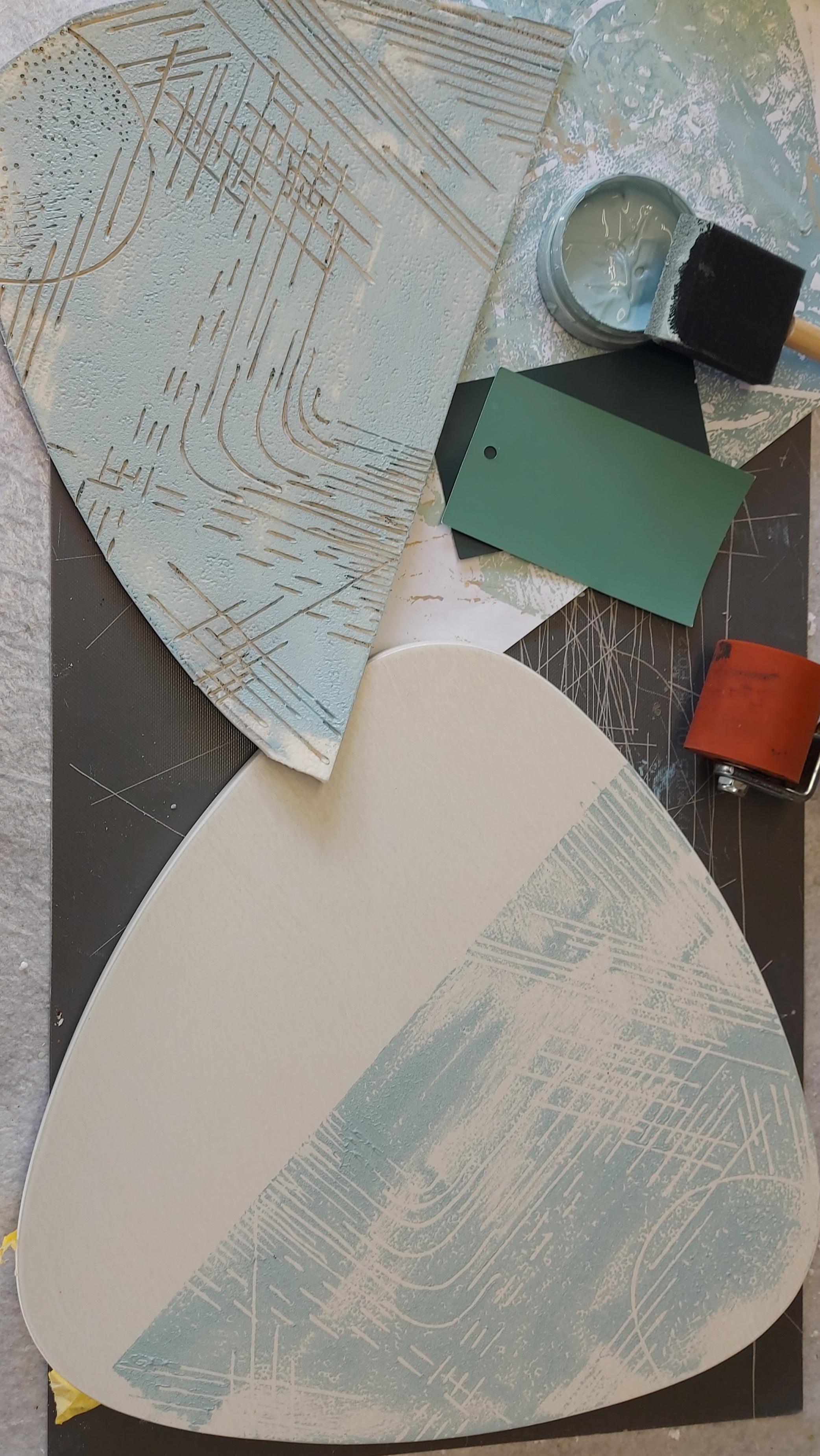 Creatieve meubelworkshop met verf en druktechnieken - Foto