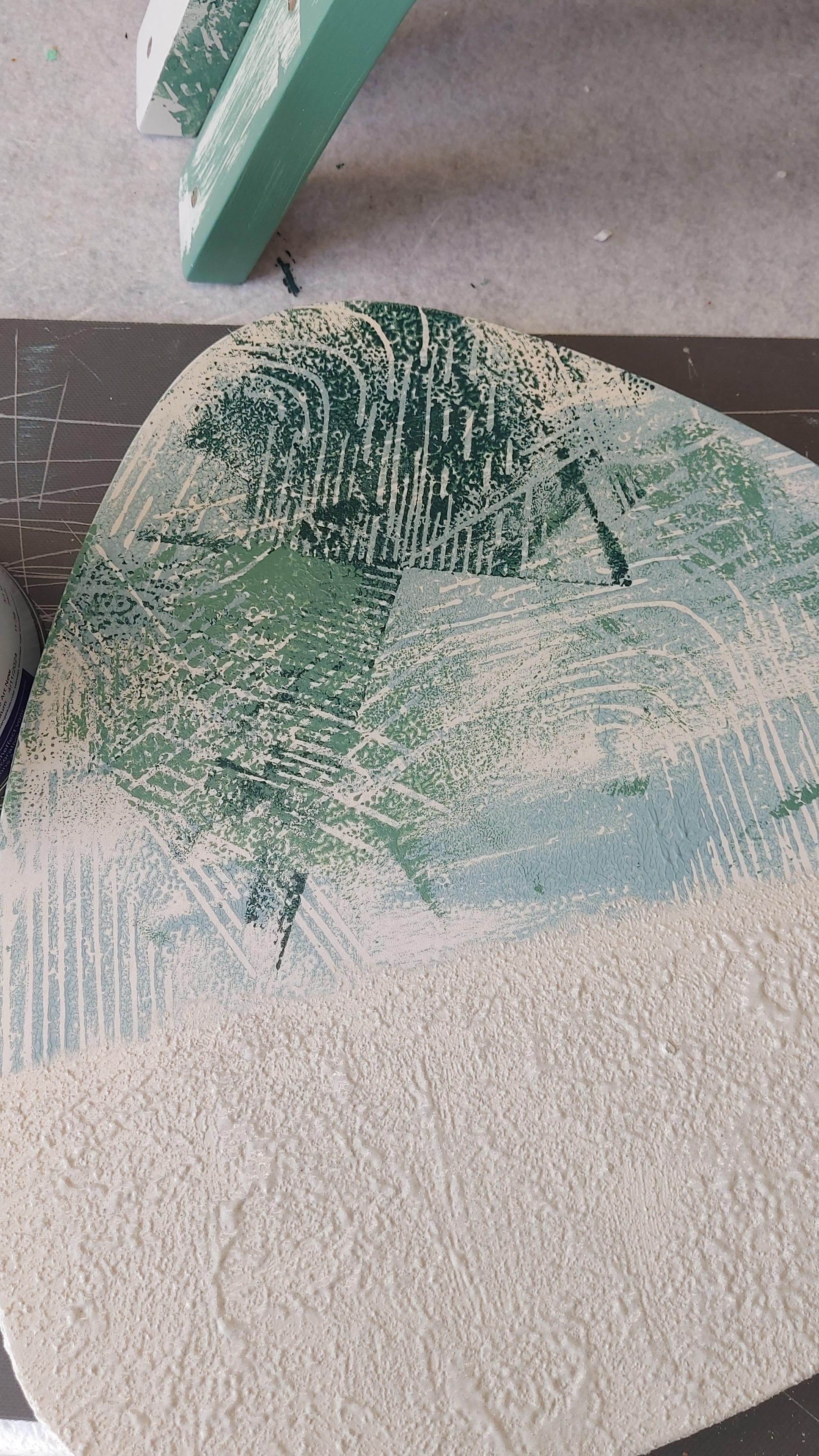 Creatieve meubelworkshop met verf en druktechnieken - Foto