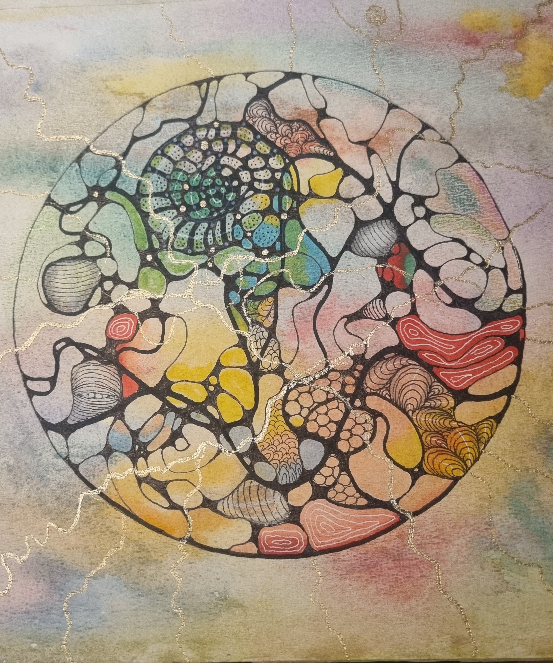 Neuro-zen-art-tekenen Zen-art