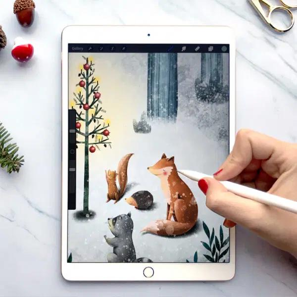 Cursus digitaal illustreren in Procreate - Foto