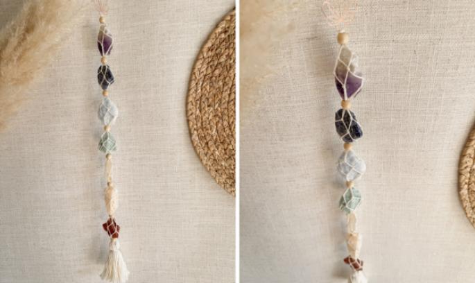 Maak je eigen chakra hanger met edelstenen