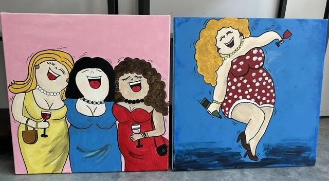 WORKSHOP -Dikke Dames schilderen - Foto