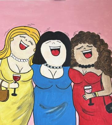 WORKSHOP -Dikke Dames schilderen