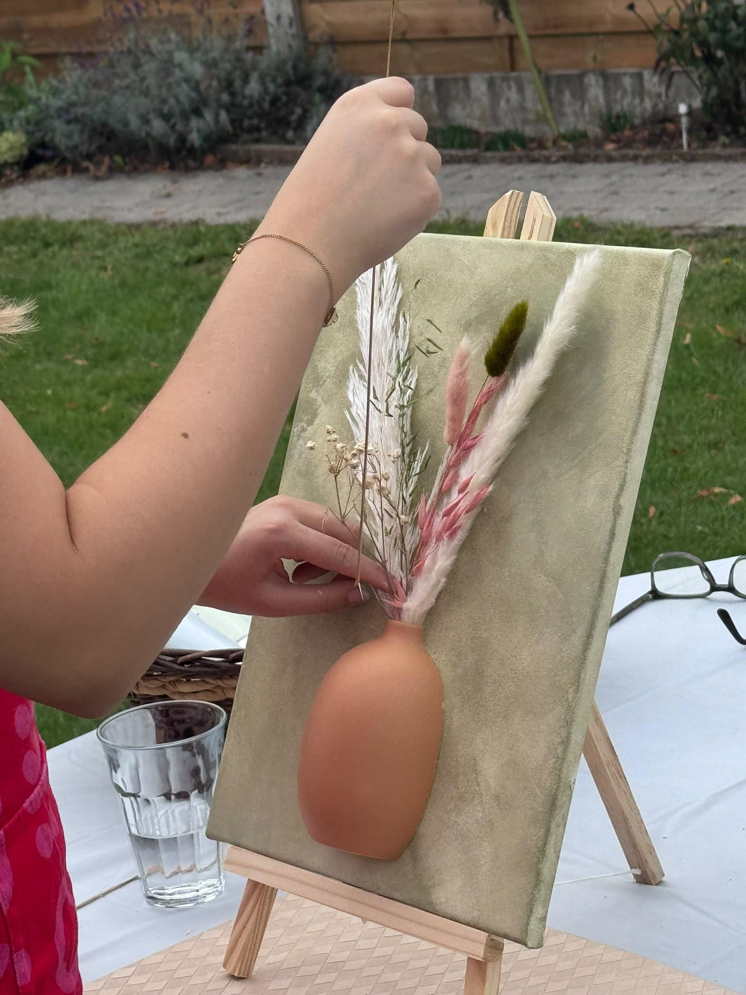 Vaas op canvas - Foto
