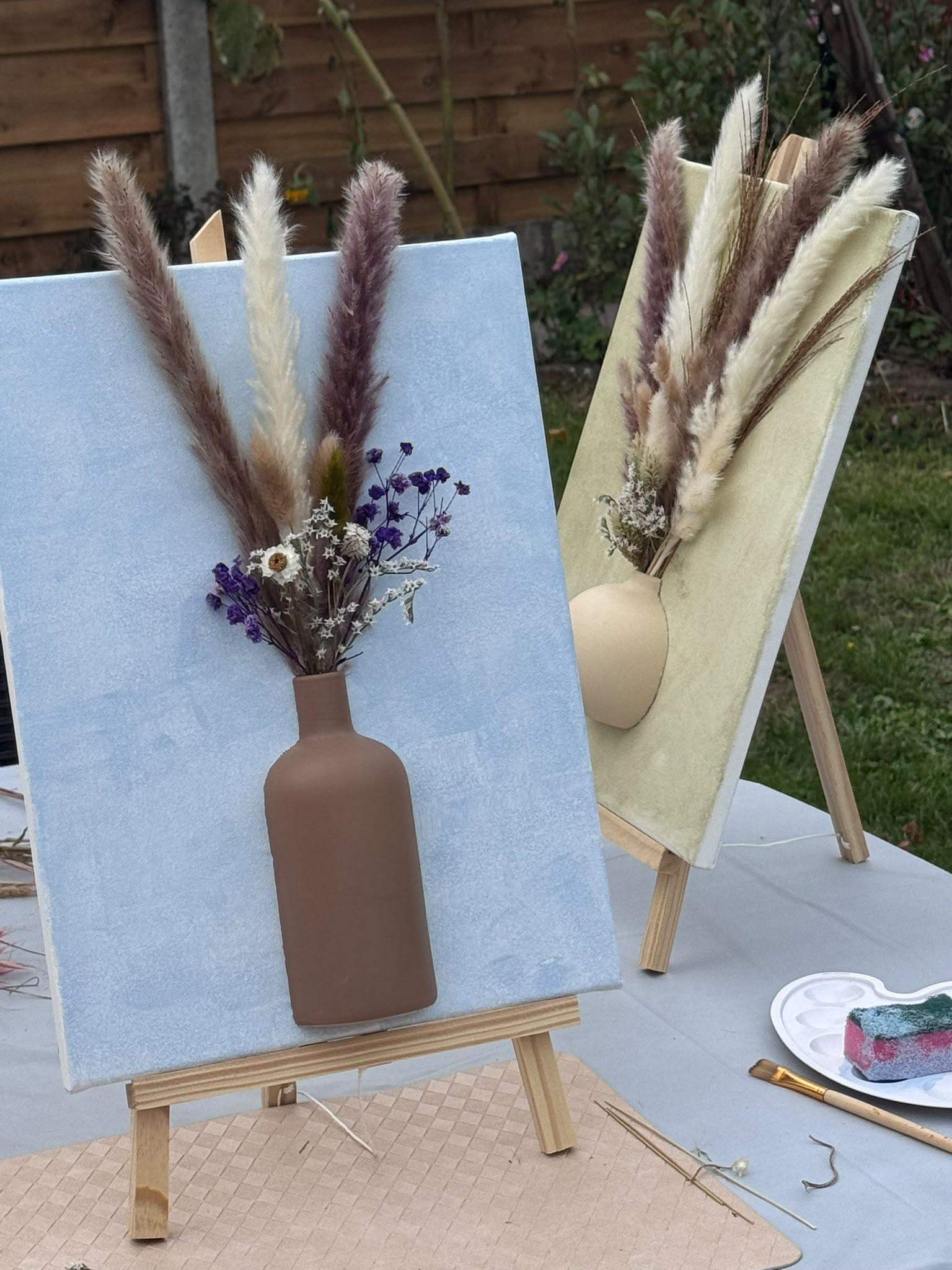 Vaas op canvas - Foto