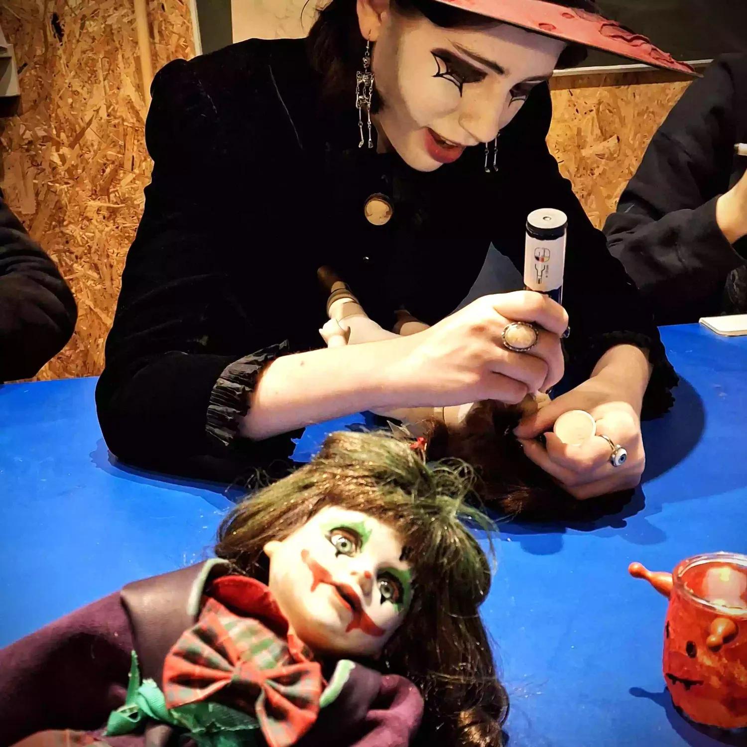 Halloweenworkshop Horrordolls - Foto