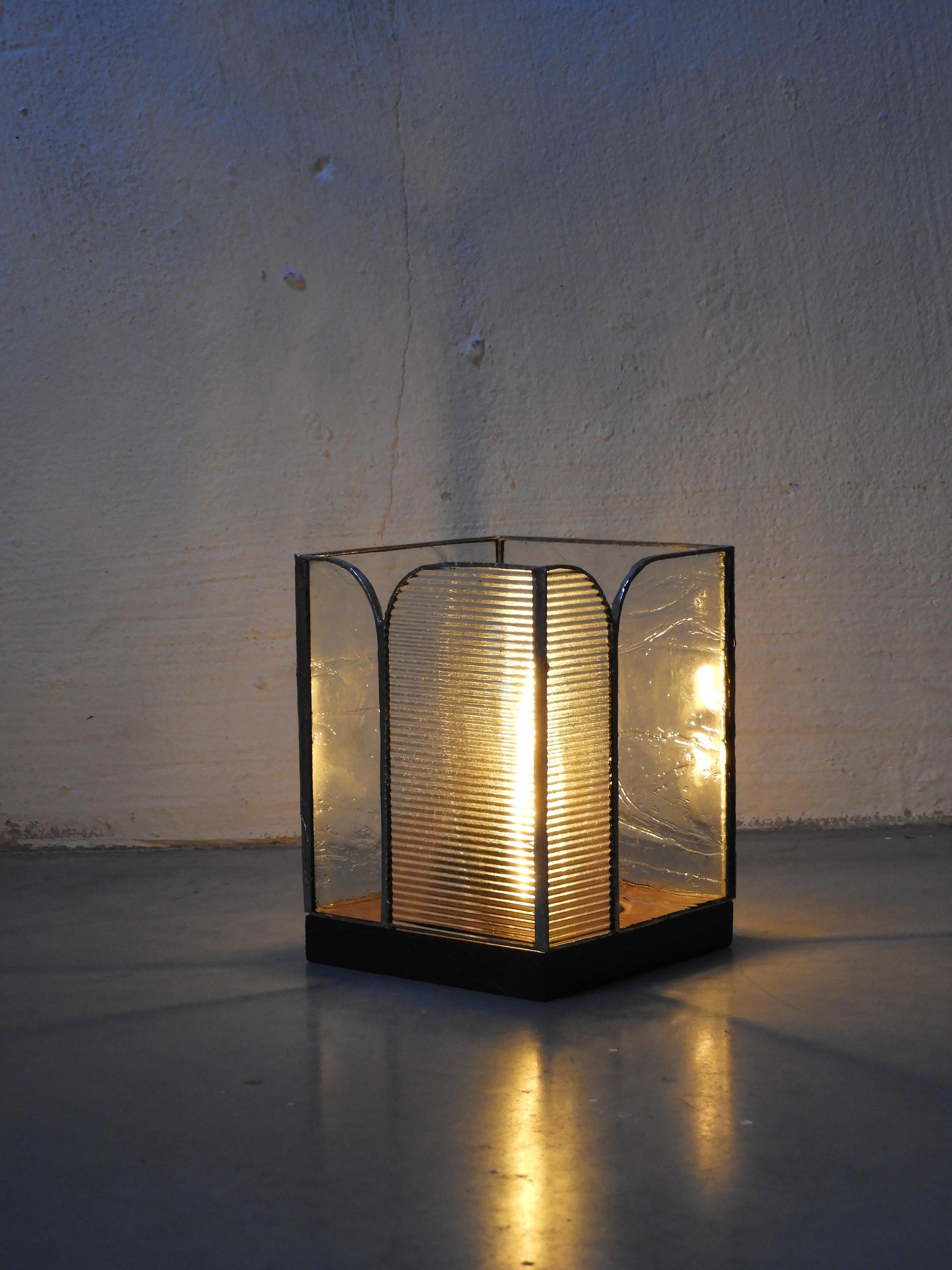 Maken van een tiffany lamp in koperfolie - Foto
