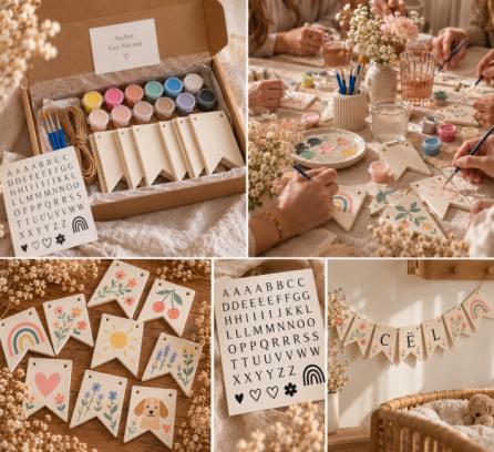 DIY Babyshower Vlaggenlijn
