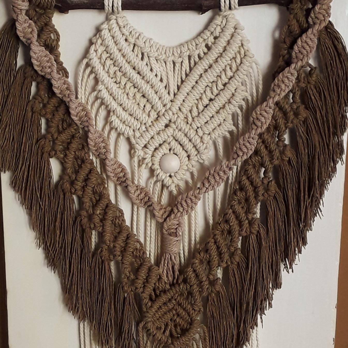 macramé wandhanger - Foto