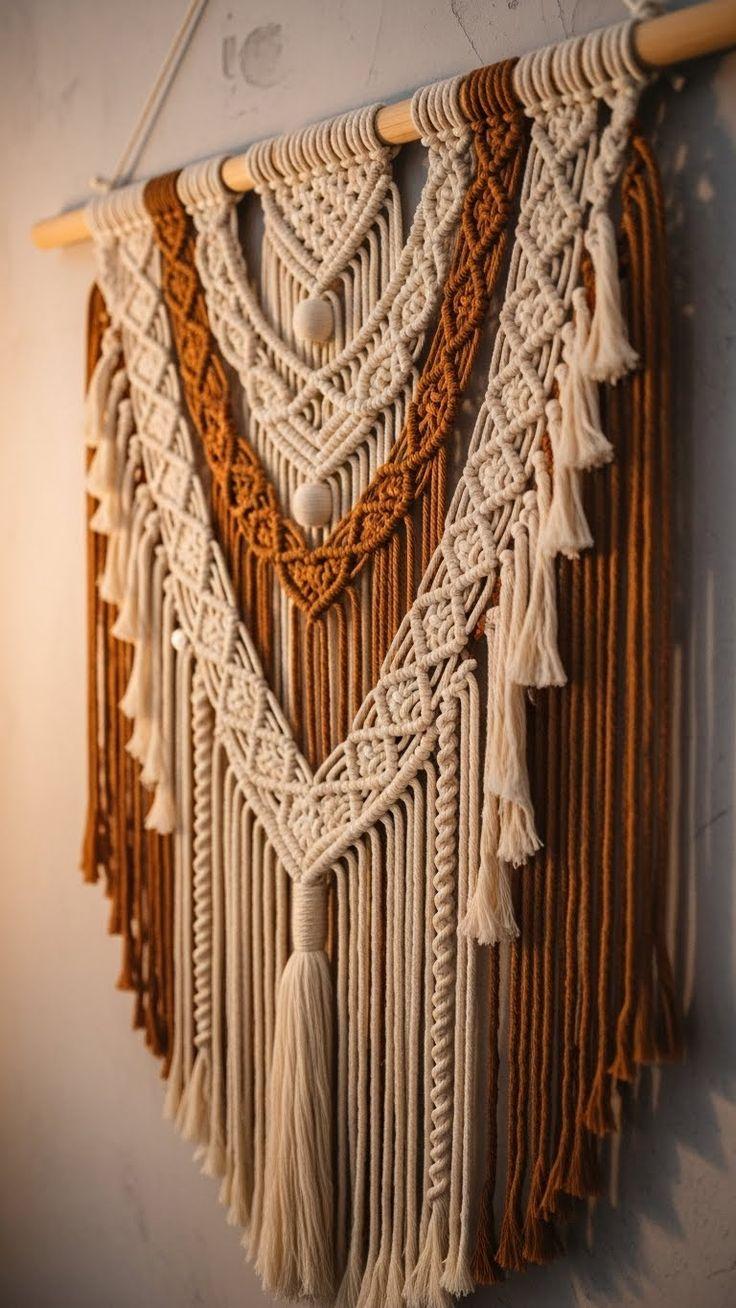macramé wandhanger - Foto