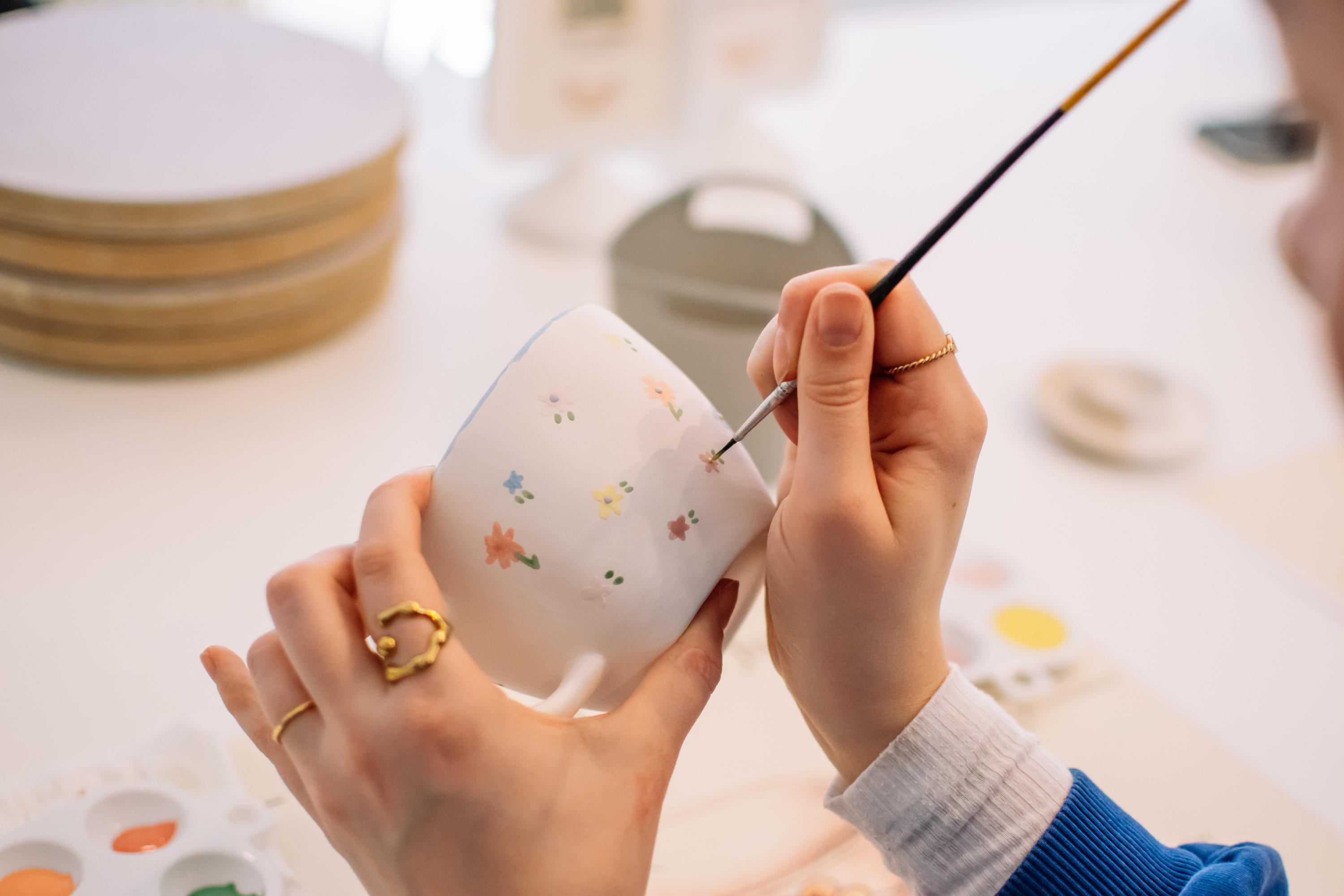 Pottery painting workshops in Vlaanderen