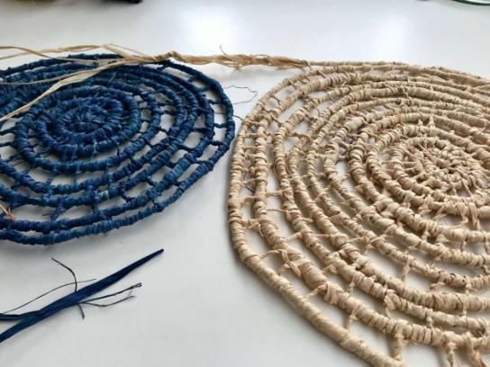 Raffia weven workshop: maak je eigen wandcirkel/placemat