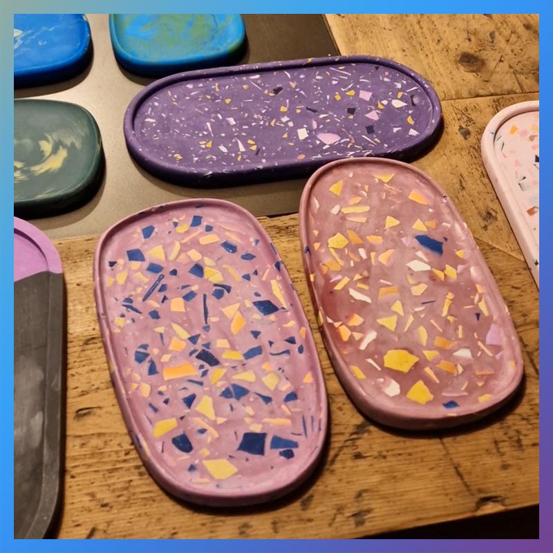 Terrazzo & marmer items gieten - Foto