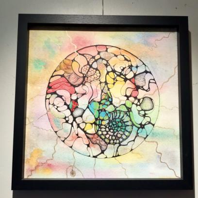 Neuro-art-line tekenen Zen-art