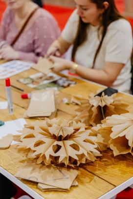 Creatieve kerstbreak - papierenster workshop