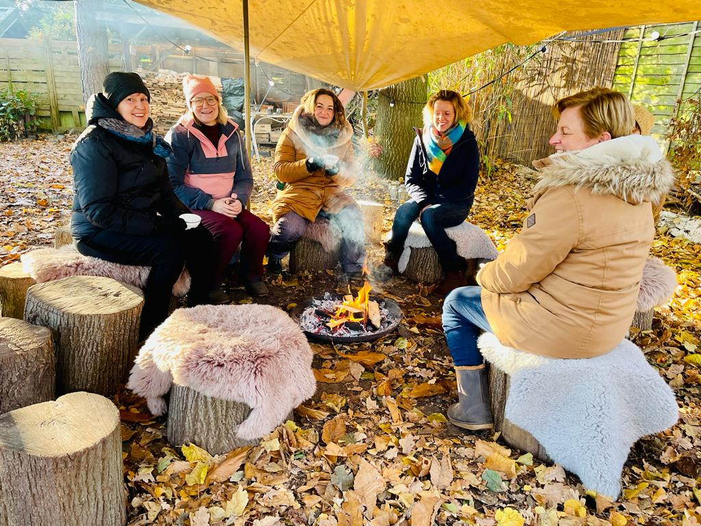 Workshop kampvuur - verbinden - Foto