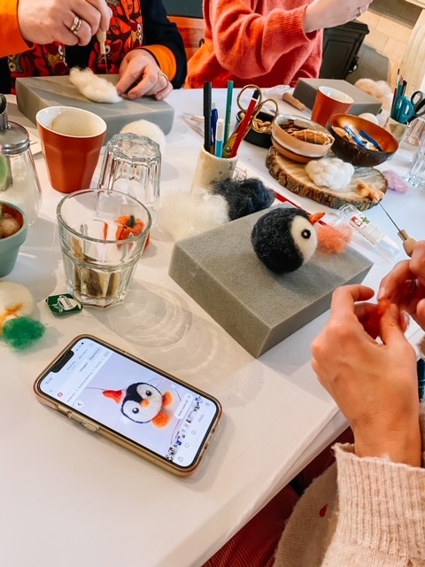 Vilten walk-in workshop voor events 🧶