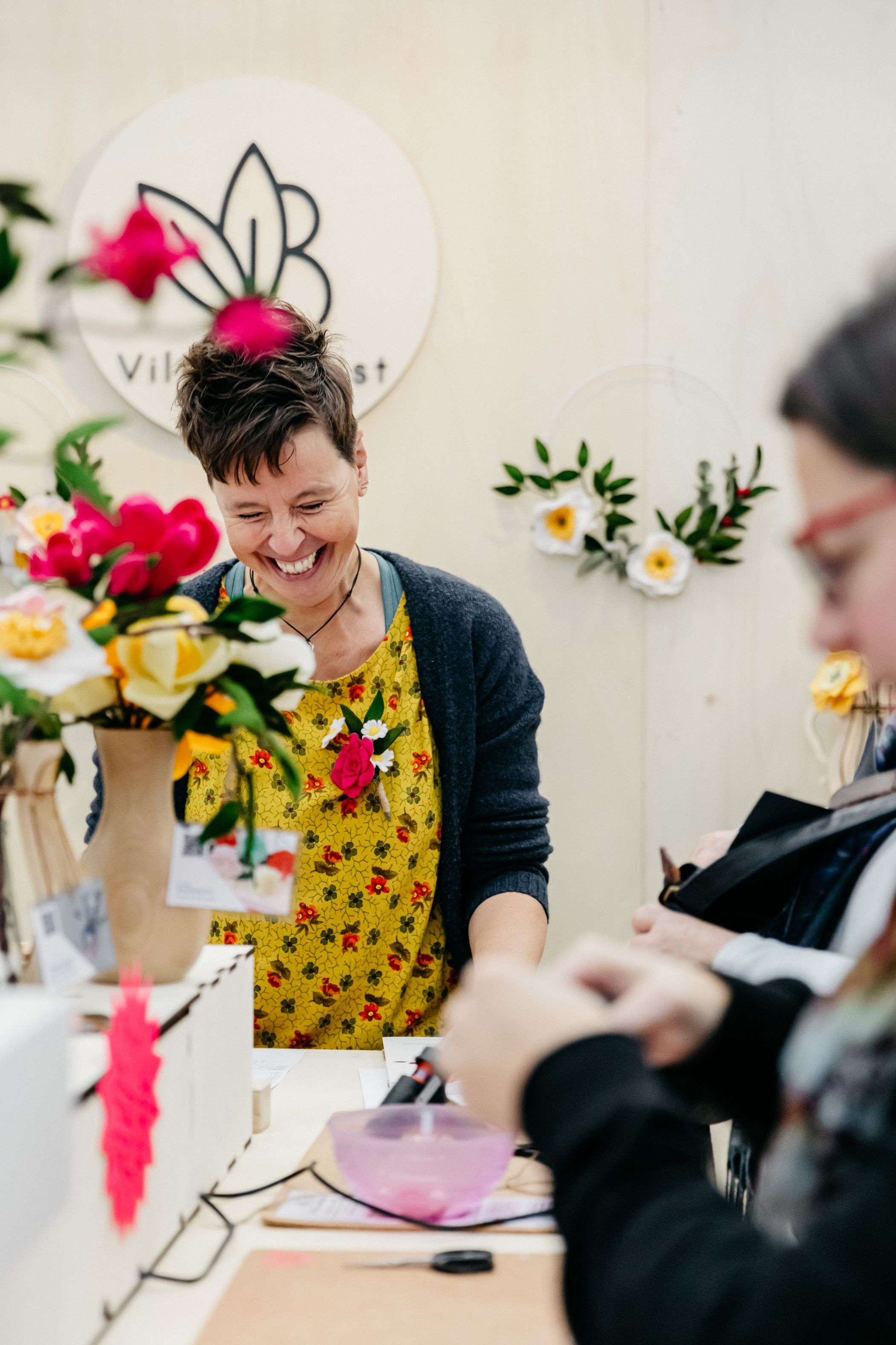 Workshop Bruidsboeket maken van Viltbloemen - Foto
