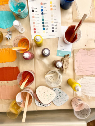 DIY Box - Terrazzo Kaarsen