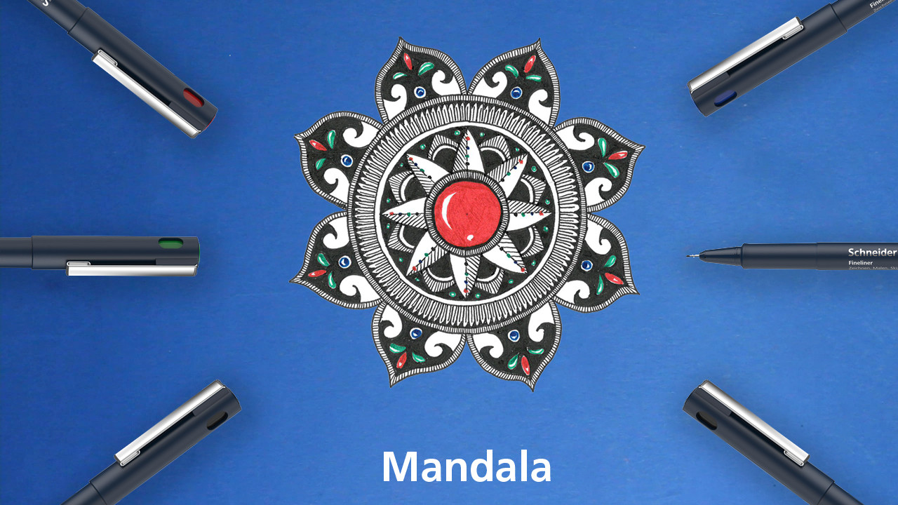 DIY pakket: Mandala tekenen - Foto