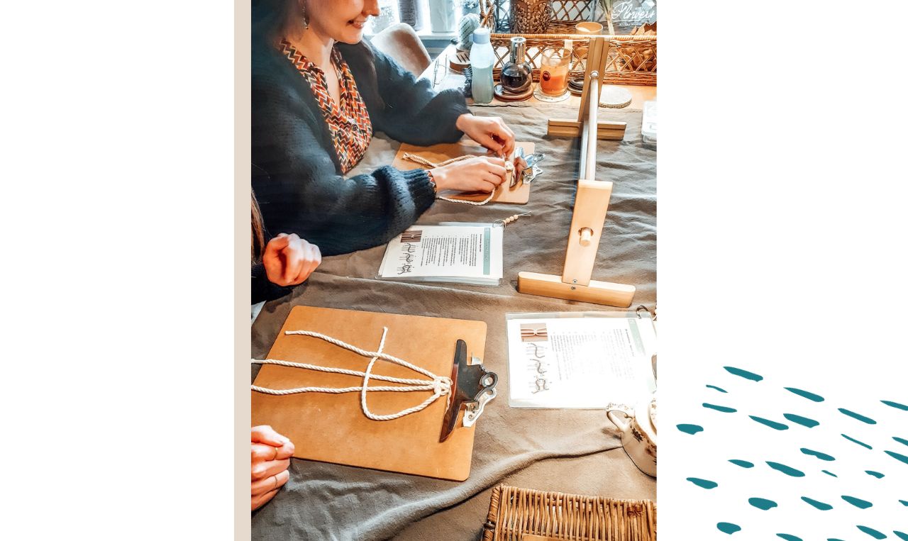 Macramé plantenhanger workshop - Foto